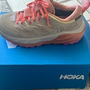 Hoka One One Women's Athletic Shoes - Pink and Tan Brand New